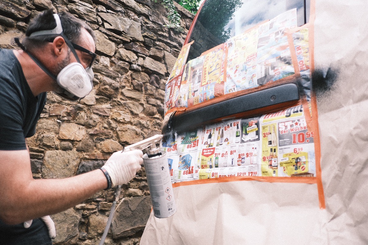 Kunststoffteile mit Mipa Protector beschichtet am VW T5