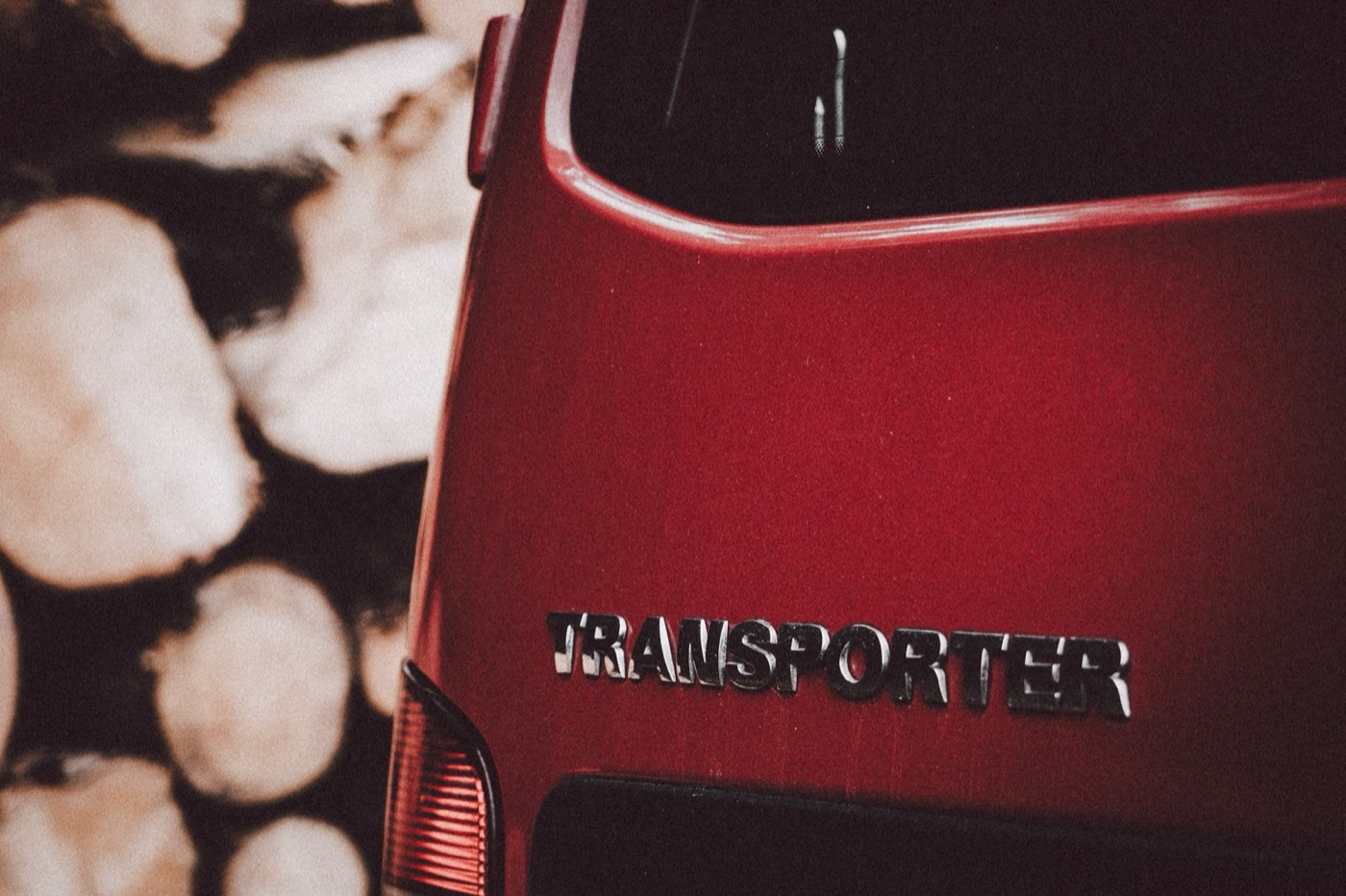 VW T5 Transporter — Heckansicht mit Schriftzug