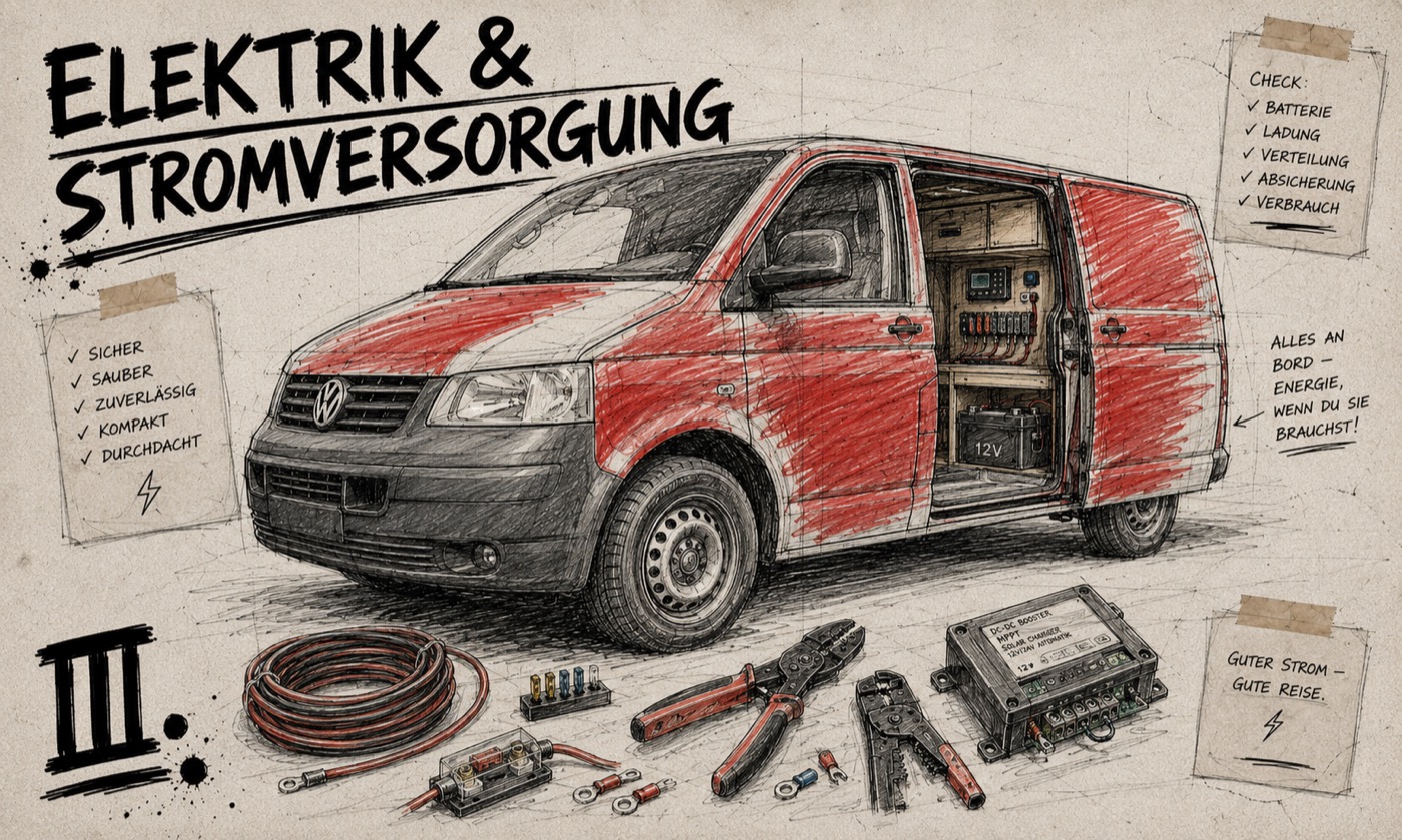 Elektrik & Stromversorgung — VW T5 Ausbau