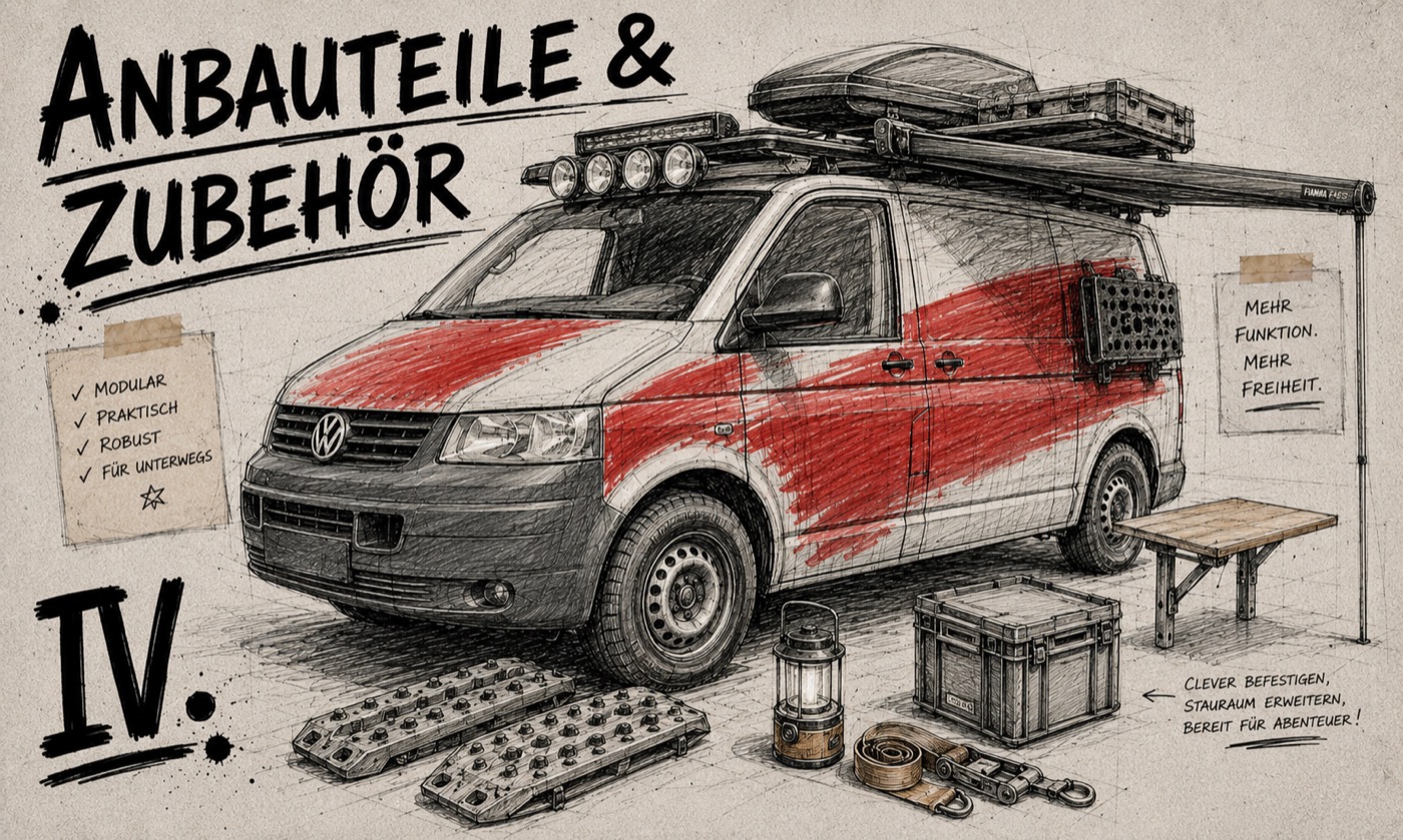 Anbauteile & Zubehör — VW T5 Ausbau