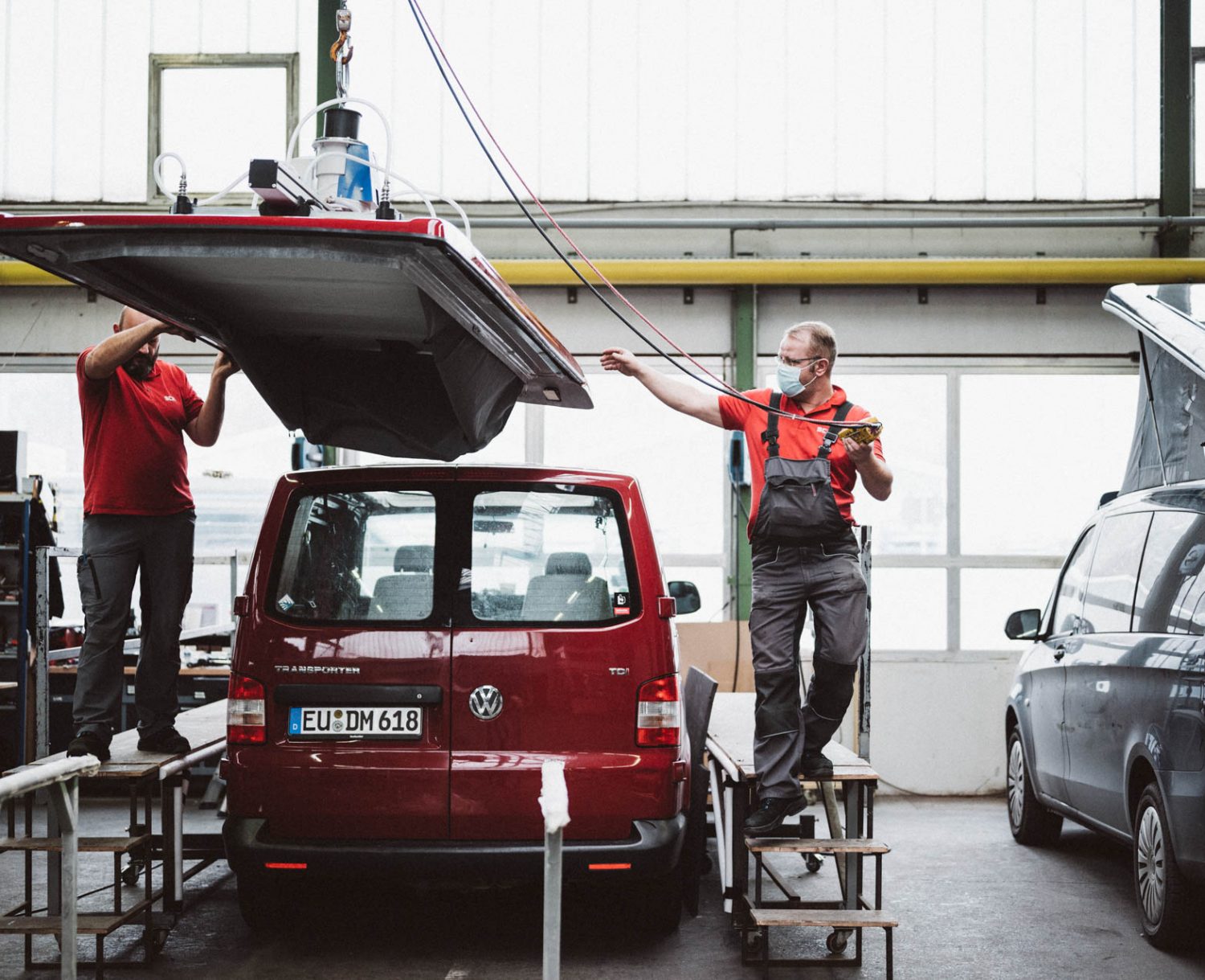 Einbau SCA Aufstelldach 
www.eins-draufkriegen.de